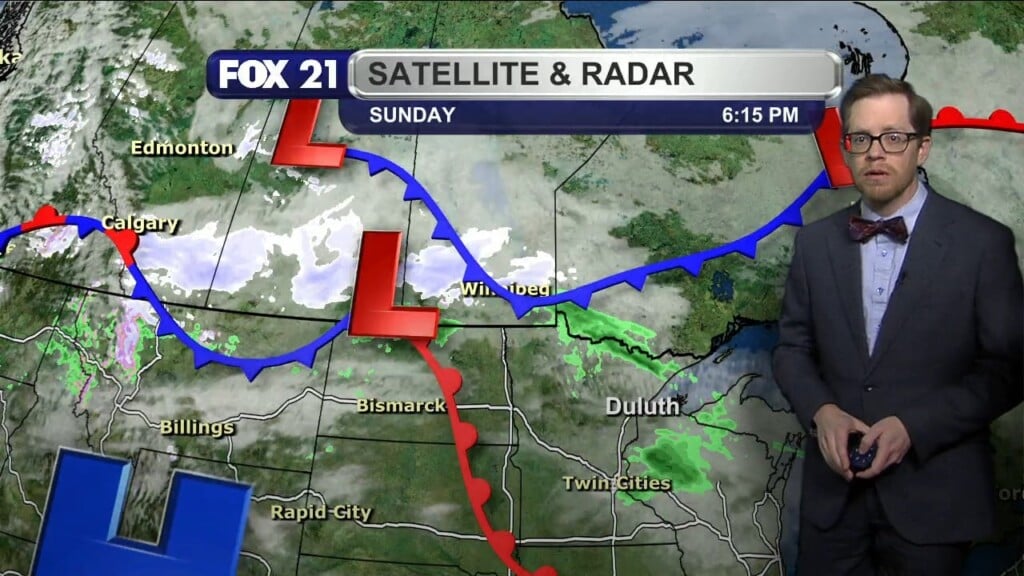 Sunday Evening Northland Forecast