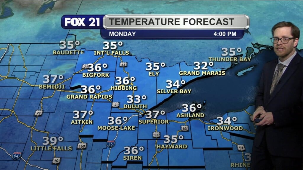 Sunday Evening Northland Forecast