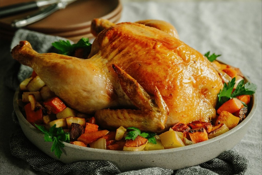 Whole Roasted Chicken With Maple Root Vegetables - Health & Life Magazine