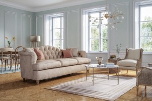 Classic Style Living Room Interior 3d Render