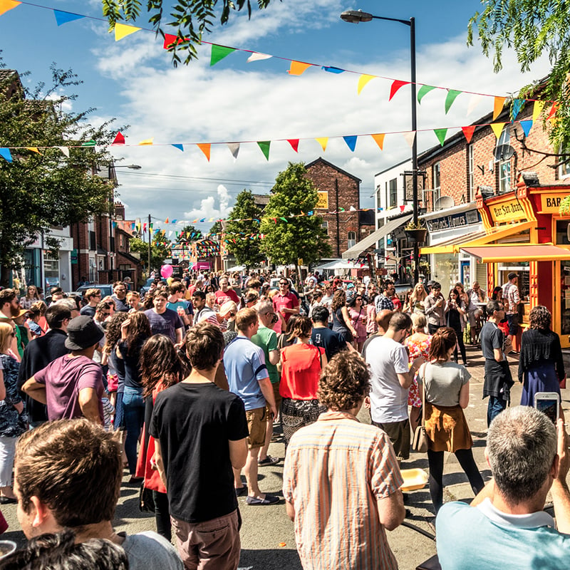 Summer Street Festival In Manchester