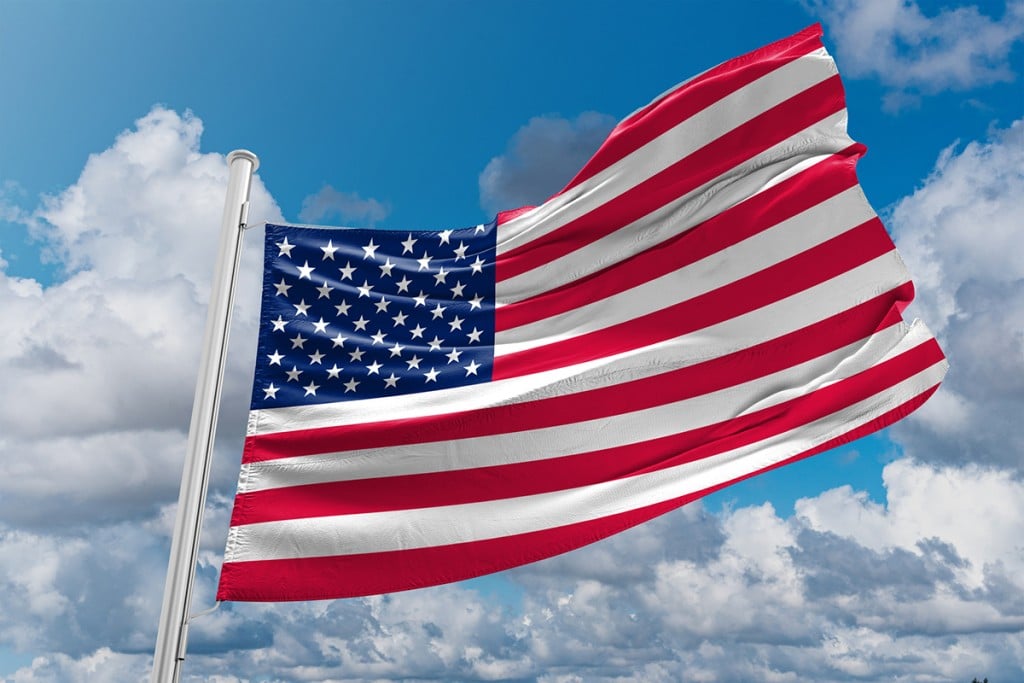 11 September Usa Patriot's Day Usa Patriot's Day Background On The American Flag.the Flag Of The United States Of America Flutters In The Winds In The Soft Light Of Sunset, American Independence Day