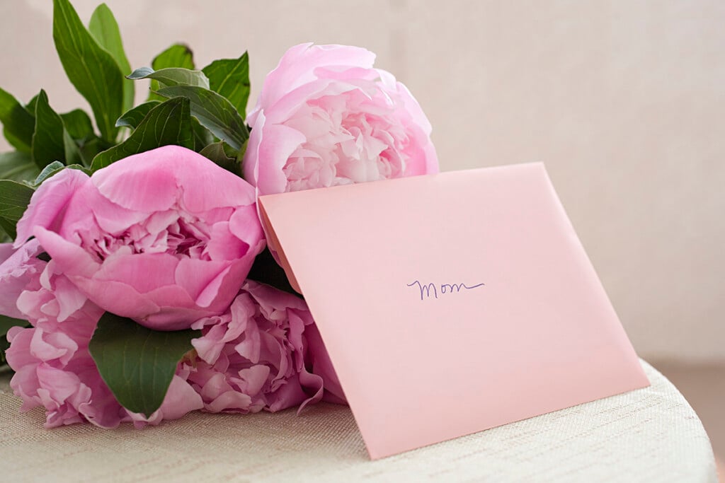 Flowers And Mothers Day Card