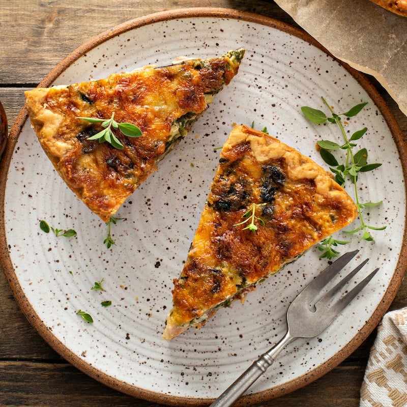 Butternut Squash Quiche