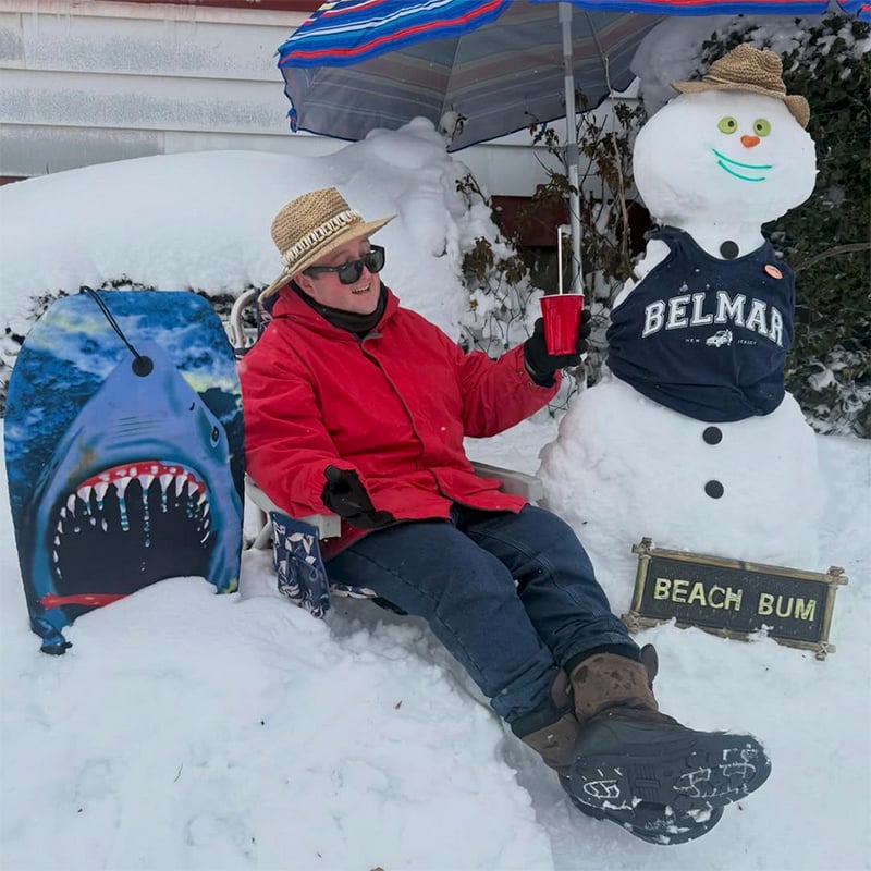A Blizzard Beach Bum!