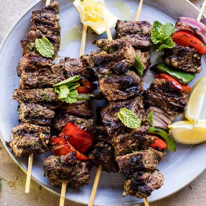 4 Lamb Kabobs