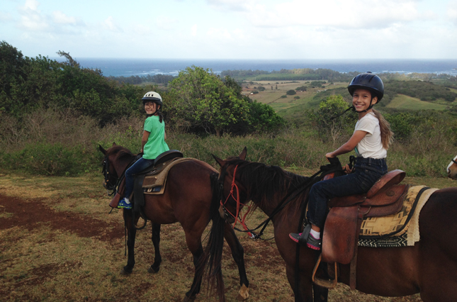 horseback riding at Gunstock Ranch