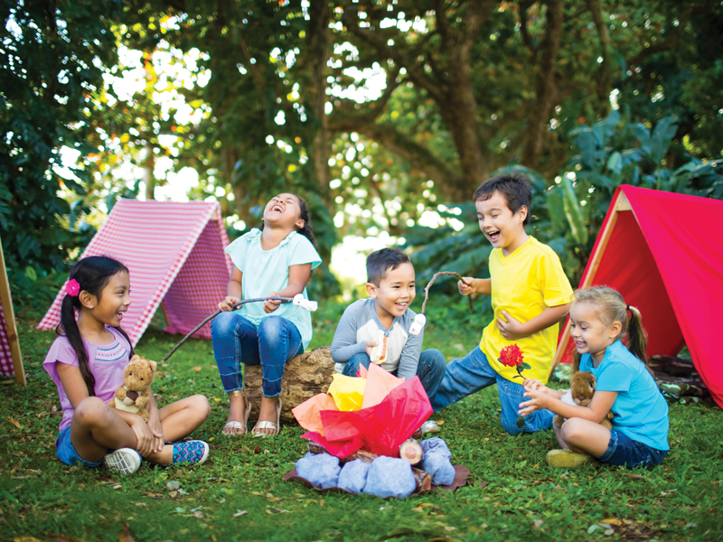 HONOLULU Family Party Idea: Sleepover Camp