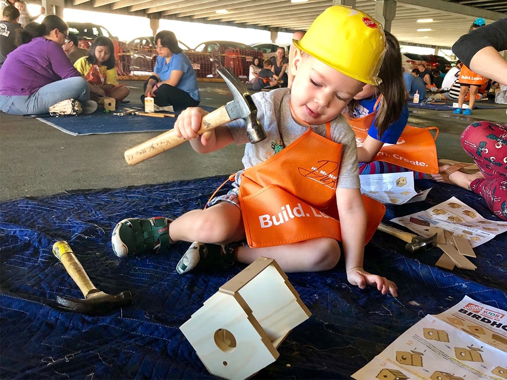 Home depot children's building 2024 kits