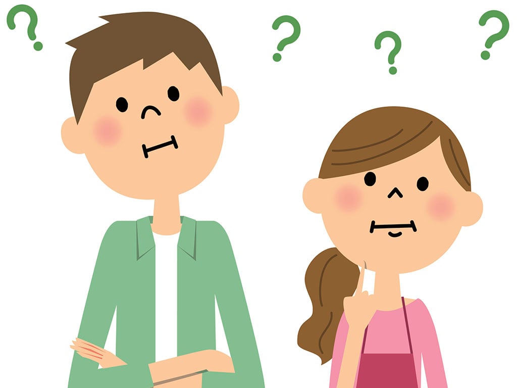 confused parents illustration