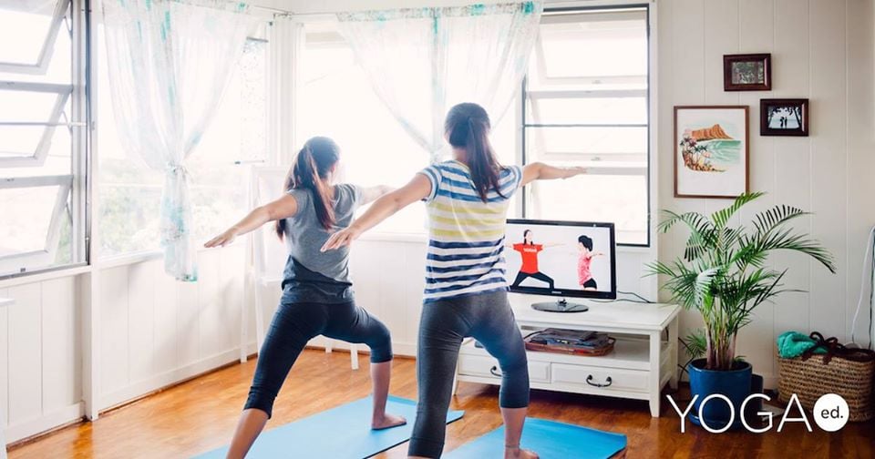 Home-based education got a lot easier: yoga