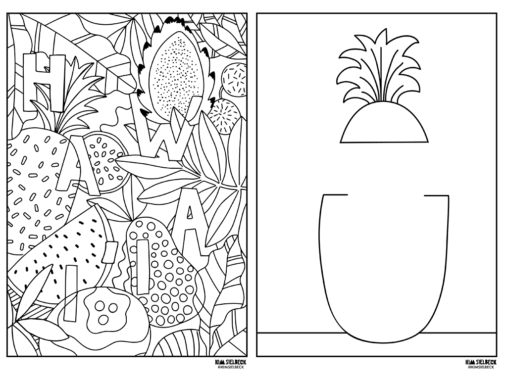 Hawai'i Artists Share 38 Free Printable Coloring Sheets for Kids