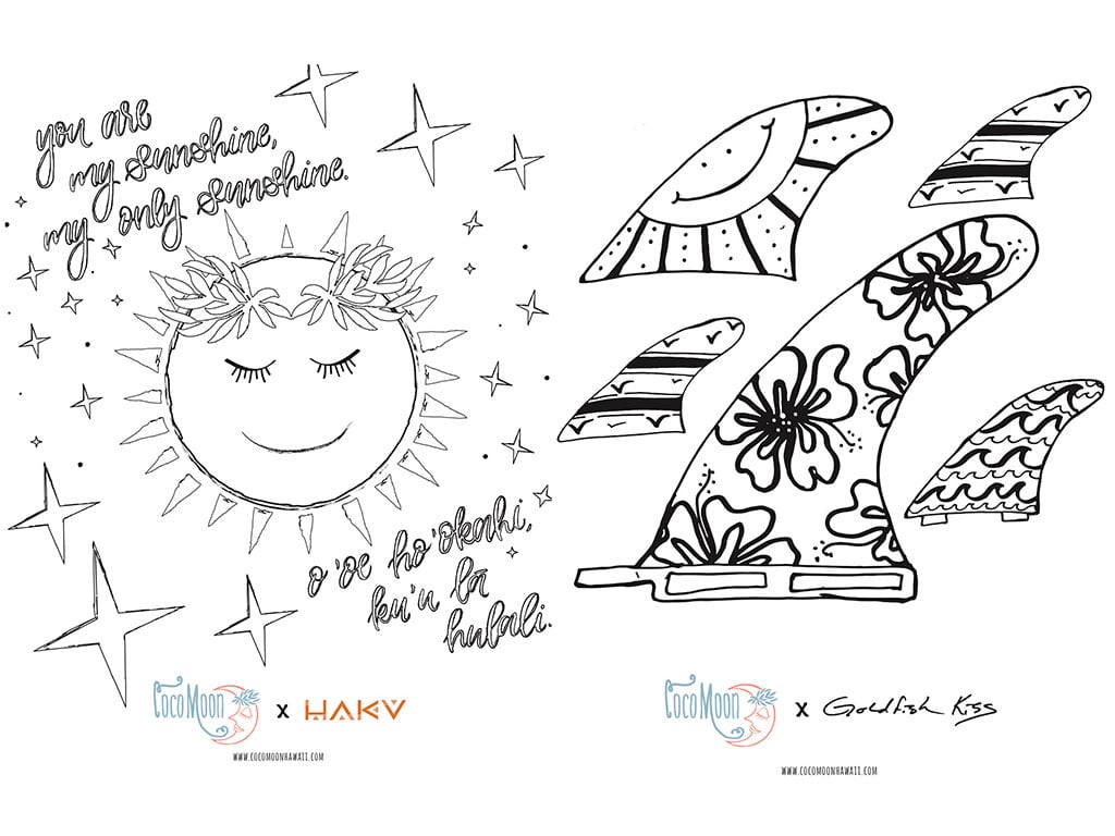 Hawai'i Artists Share 21 Free Printable Coloring Sheets for Kids