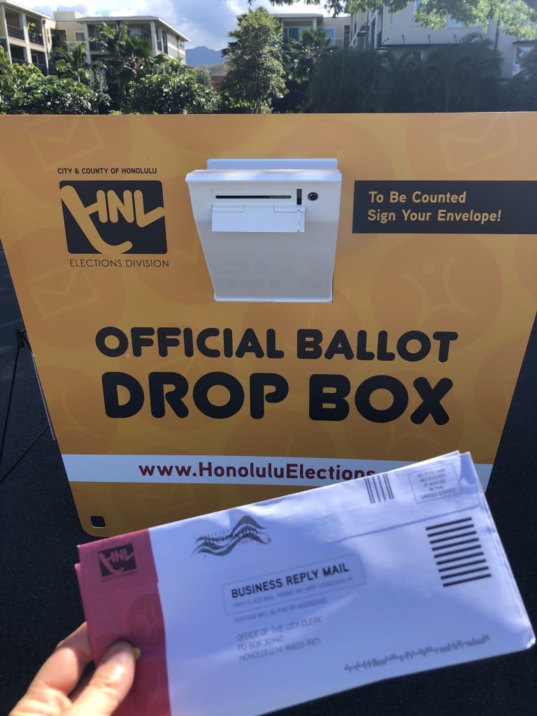 Ballot And Kailua Drop Box Robbie Dingeman
