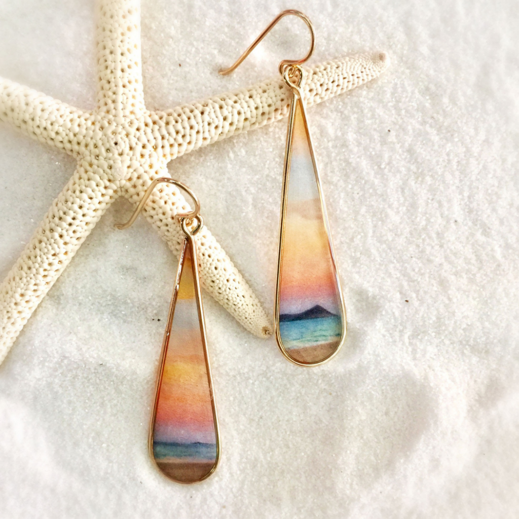 Sunset Is My Favorite Color Earrings Foterra Jewlery