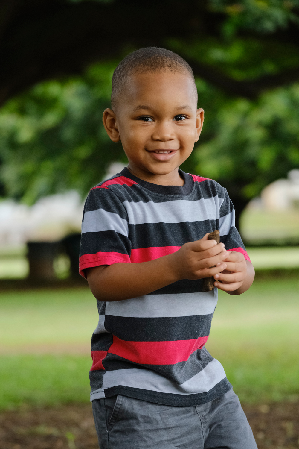 Justus, 2, of Waikele
