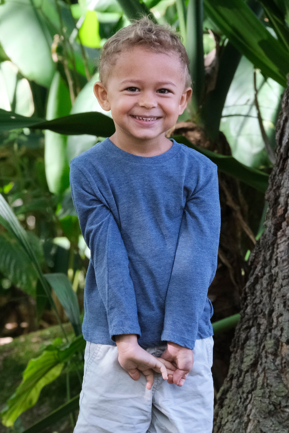 Nainoa, 3, of Hawai'i Kai