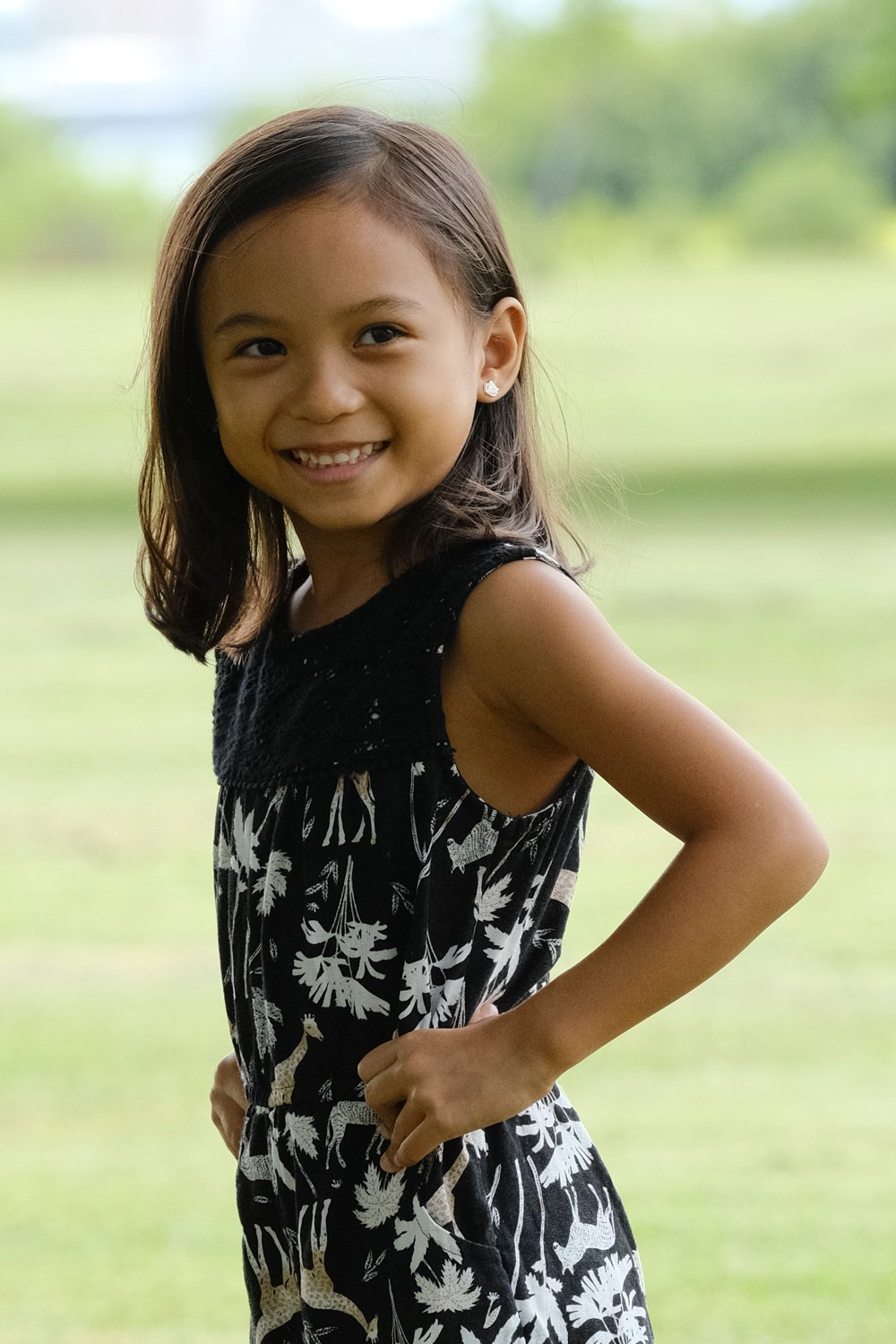 Azure, 5, of Kāne'ohe