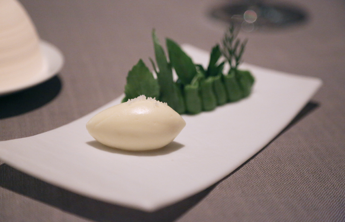 I admire Grace for their attention to detail even down to the butter provided during the bread service. The salted and herb butters are silky and rich. Usually the bread is the star of the show, but the butters do more than elevate the bread, they make the bread.