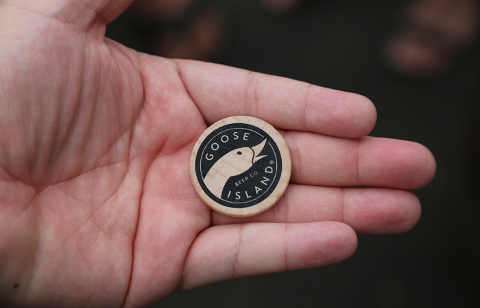 The coveted Goose Island token redeemable for a limited-run brew at a special tapping at the Dog Dayz of Summer. 