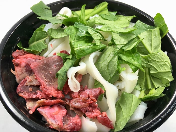 7-Eleven Char Siu Look Fun Noodle Soup Christmas colors