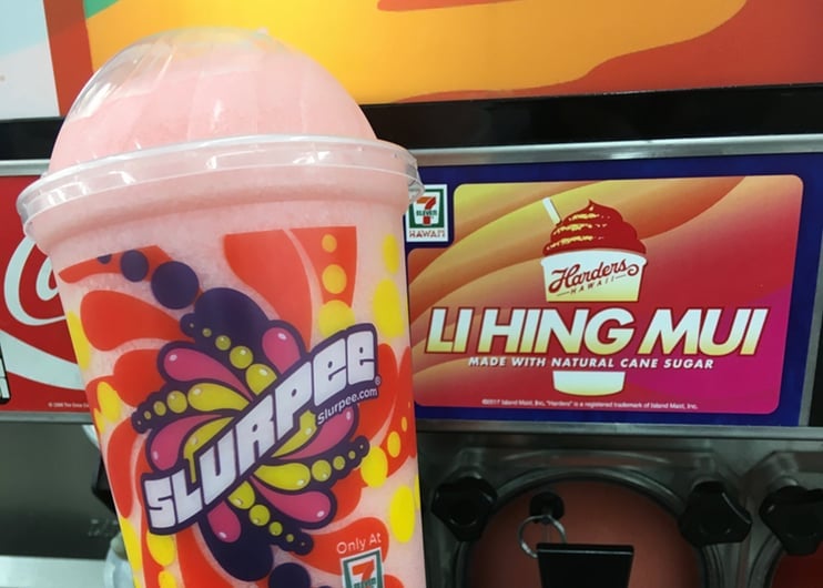 7-Eleven Li Hing Mui Slurpee in store