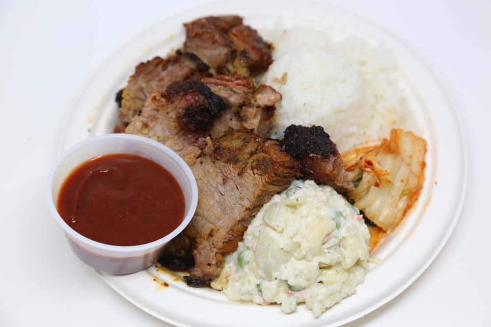 Alicia's makes their own barbecue sauce for their brisket. Trust us, it's the perfect combo.