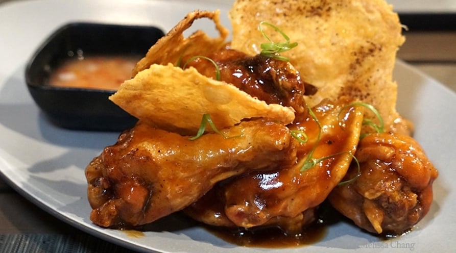 Adobo chicken wings