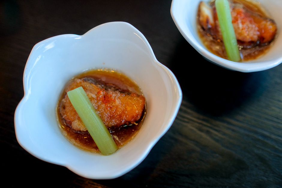 Butterfish with bamboo shoots