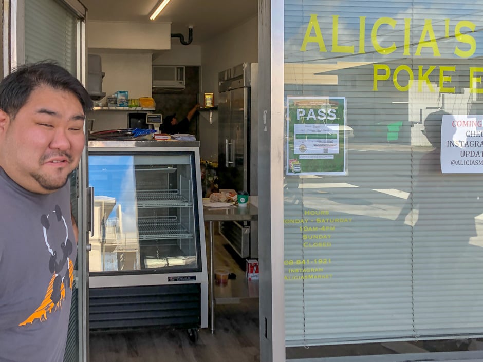 A look inside the poke counter