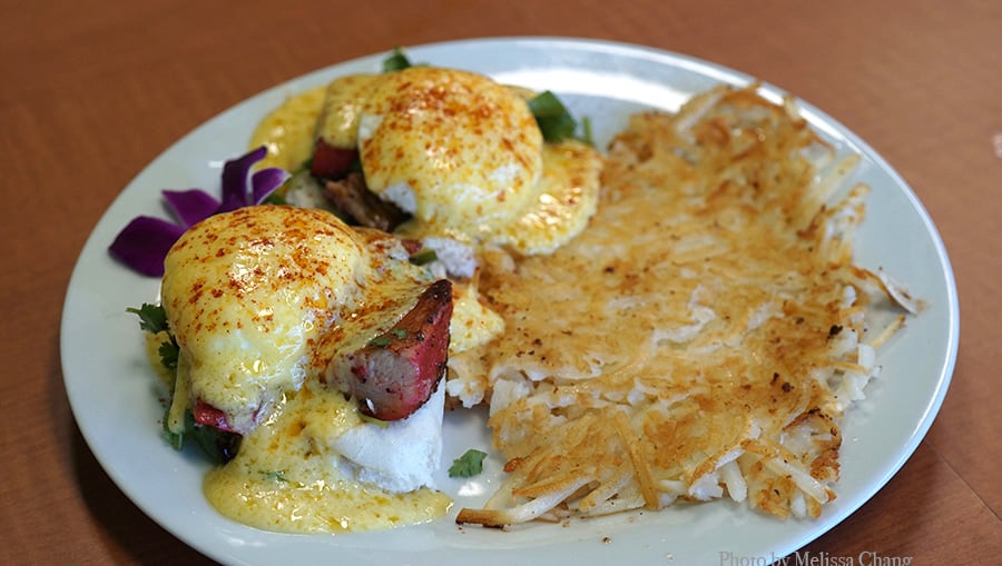 bao bun Benedict
