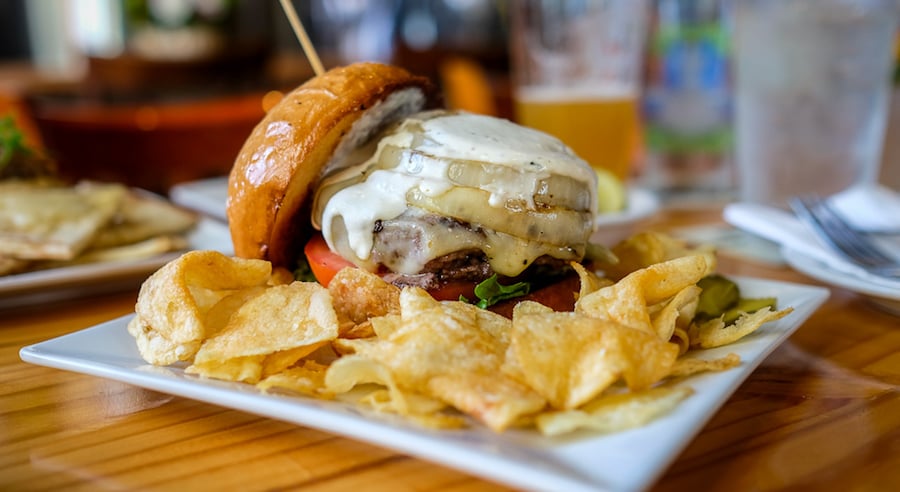 real gastropub burger