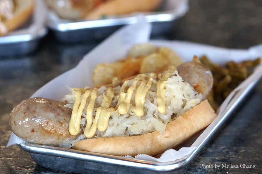 Bratwurst with Sauerkraut