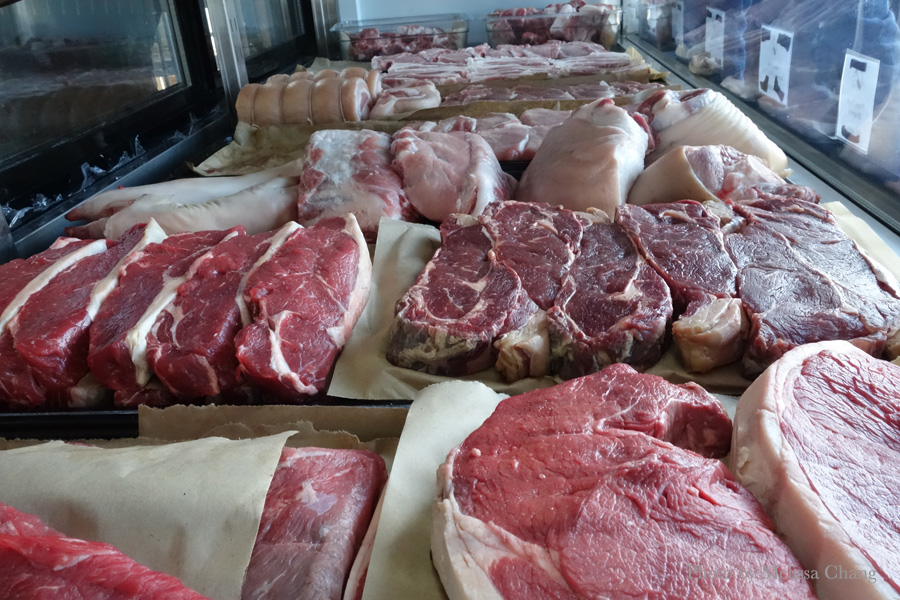 Some of the meats at Butcher & Bird.