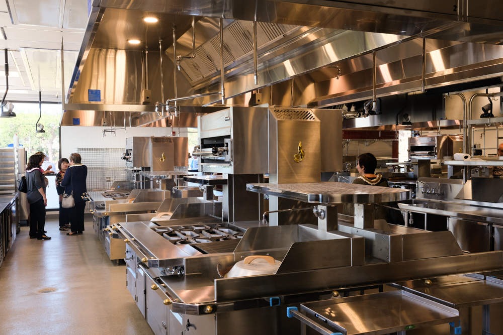 Each culinary lab is equipped with eight cooking suites where two students are assigned to each suite. 