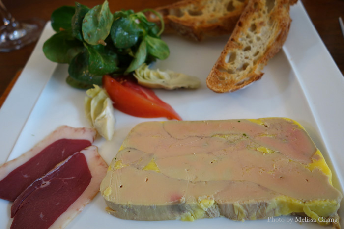 Foie gras en terrine at Ma Cuisine in Beaune.