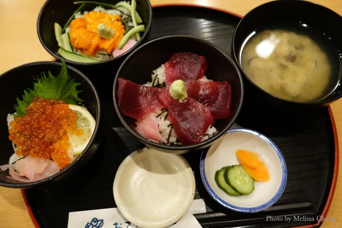 One of the sashimi lunch sets at O Sakana Shokudo in Asagaya.