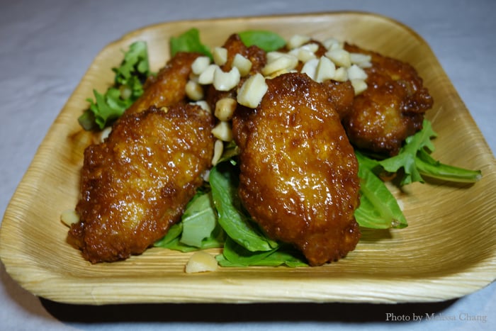 Guava-soy chicken wings ($12) at Crackin' Kitchen.