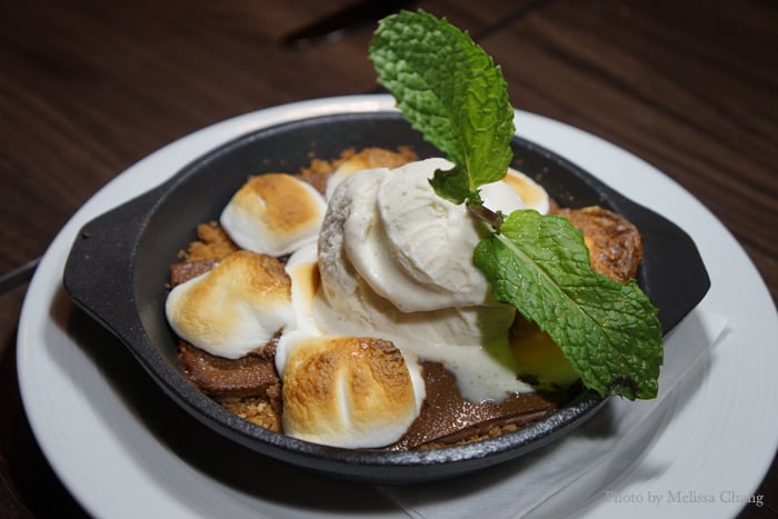 Cast iron skillet s'mores, $9.