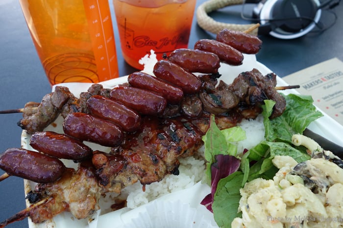 For you carnivores: the pulehu combo, $12.