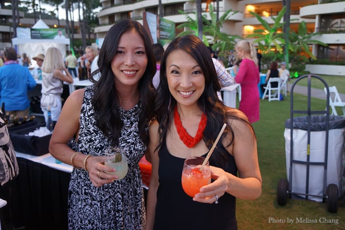 Signature cocktails: Left, Casamigos silver tequila-based The Karate Kid, a slightly spicy concoction; and Kula Blush, featuring coconut oil-infused Deep Island Organic WAVE rum and Kula strawberry puree.