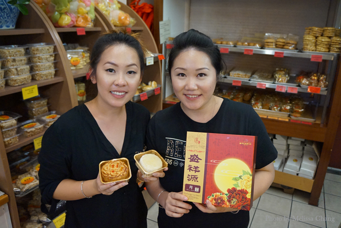 Late-night packing with Liana Fang (left) and her cousin Tiffany Liang at Sing Cheong Yuan.