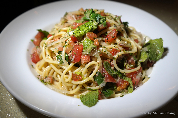 Asian cold pasta, $7. Served for happy hour from 5 to 7 p.m.