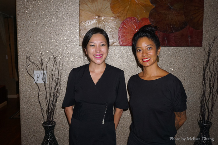 Akiko Chun (left) and Amy Hastanan of Laka Spa.
