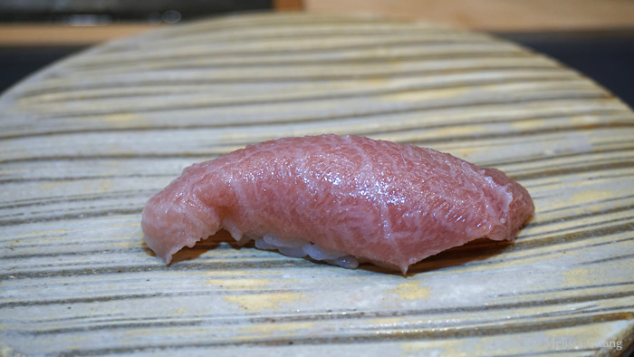 Oh what? Hana hou? I got an extra piece of nigiri, otoro — which is even fattier than the chutoro. Butter on butter on butter.