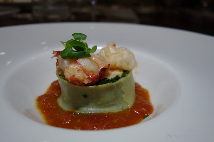 Kona lobster canneloni.