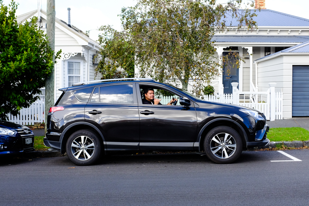 Imagine driving in the passenger seat while parallel parking on the opposite side the road. Trust me, it's harder than it sounds.