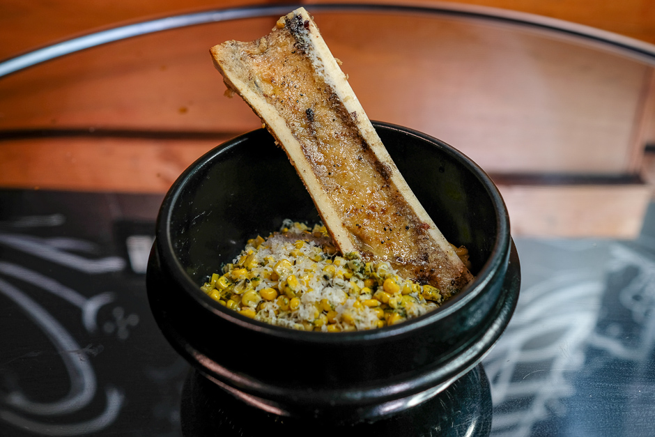 bone marrow corn cheese