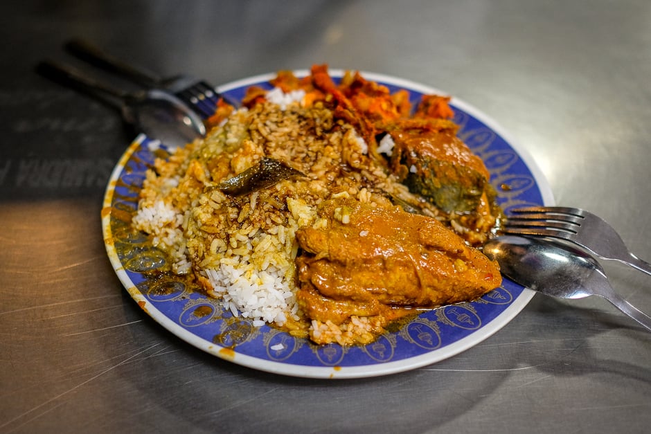 Nasi kandar is unabashedly ugly delicious.
