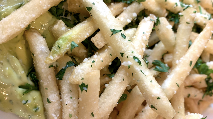 parsley & parmesan fries